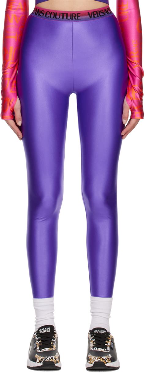 couture violet versace|versace couture leggings.